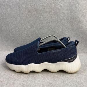 Skechers Shoes Womens 8.5 Go Walk Massage Fit Navy Blue Slip On Sneakers 124908